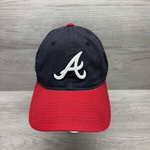 New Era Atlanta Braves 9TWENTY Adjustable Hat Navy/Red One Size